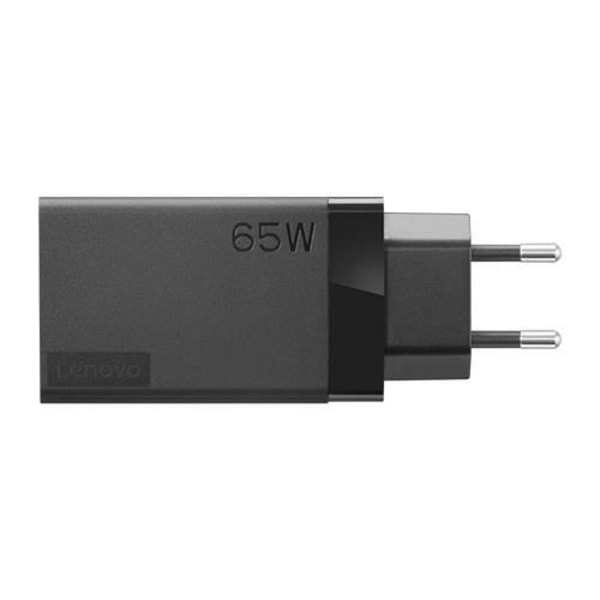 Lader - Lenovo - 40AW0065WW - Indendørs - USB Type C - 100-240V Sort