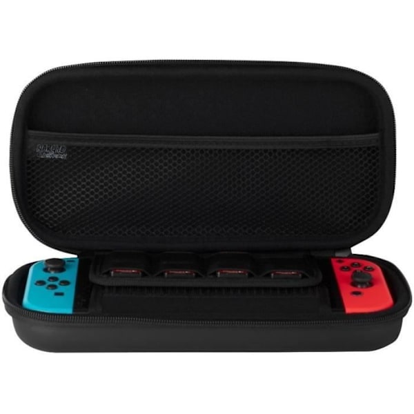 Naruto Shippuden suoja- ja kuljetuskotelo - KONIX - Nintendo Switch ja Switch OLED - Säilytystila 8 pelille - Naruto-aihe sort