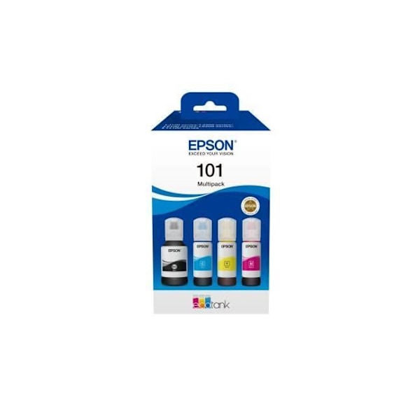 Epson blækpatron 4 stk. Original sort, cyan, magenta, gul - C13T03V64A