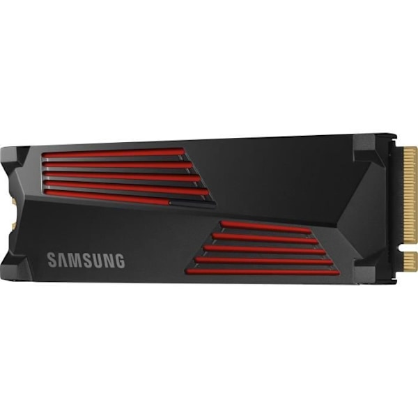 SAMSUNG - 990 PRO - Intern SSD - 4 TB - Med heatsink - PCIe 4.0 - NVMe 2.0 - M2 2280 - Op til 7450 MB/s (MZ-V9P4T0GW)