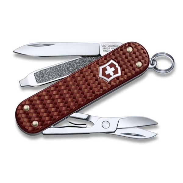 Schweizisk fickkniv - VICTORINOX - Precious Alox Hazel Brown - 5 funktioner Brun