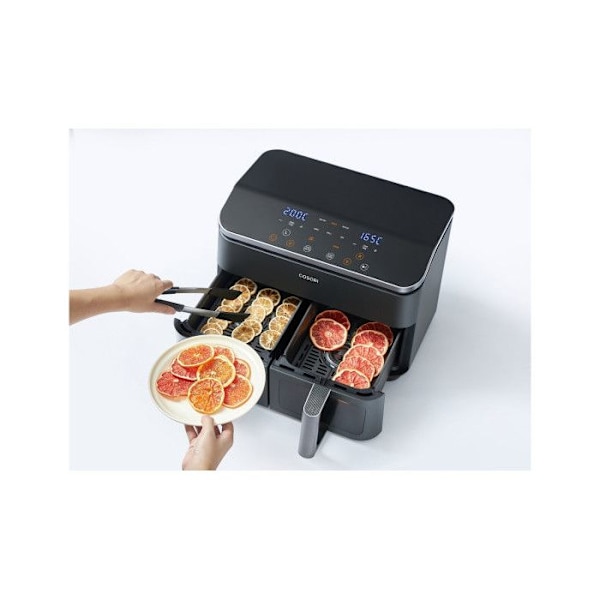 COSORI Luftfriture med Dual Basket Chef Edition 8,5 liter sort