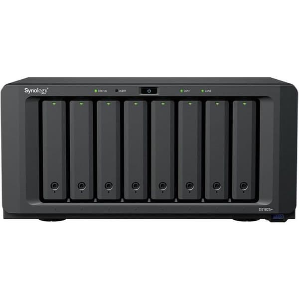 NAS-server för SME - SYNOLOGY - DS1825+ - 8 fack - 8 Go RAM
