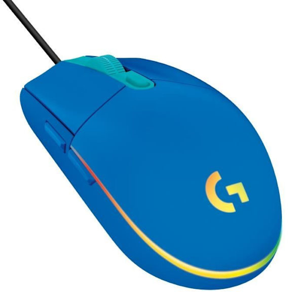 Gaming mus - Kablet - LOGITECH G - G203 - LIGHTSYNC - RGB - USB - Blå