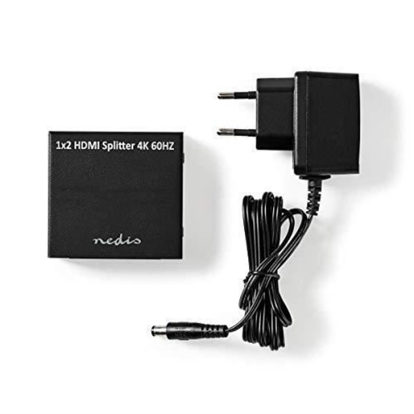 NEDIS HDMI splitter? - 2 portar - 1 HDMI-ingång? - 2 HDMI-utgångar? - 4k2k vid 60 FPS / hdcp2.2