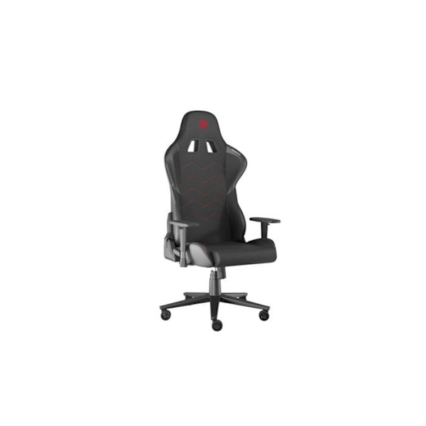 Gaming stol - GENESIS - Ergonomisk - Åndbart stof - Højdejusterbar - Komfortable armlæn