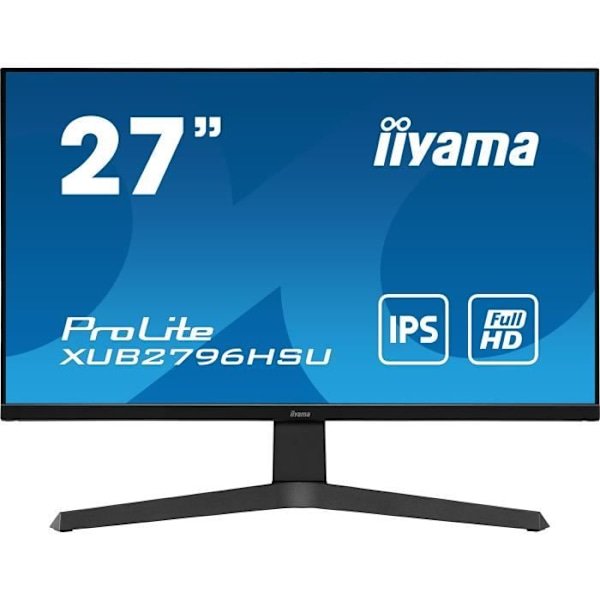 PC-skærm IIYAMA XUB2463HSU-B1 Sort