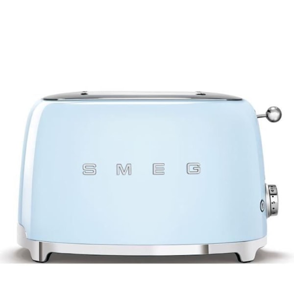 Blå brødrister 950W - SMEG - 2 skiver - 6 bruningsniveauer Blå