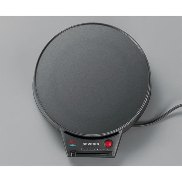 Crêpière SEVERIN - CM2198 - Halkaisija 30cm - Säädettävä termostaatti - 1000W sort