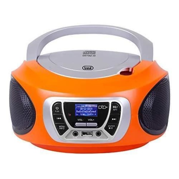 Radio Bærbar - Trevi - CMP 510 - DAB/DAB+ - RDS - USB/AUX-in - Orange orange