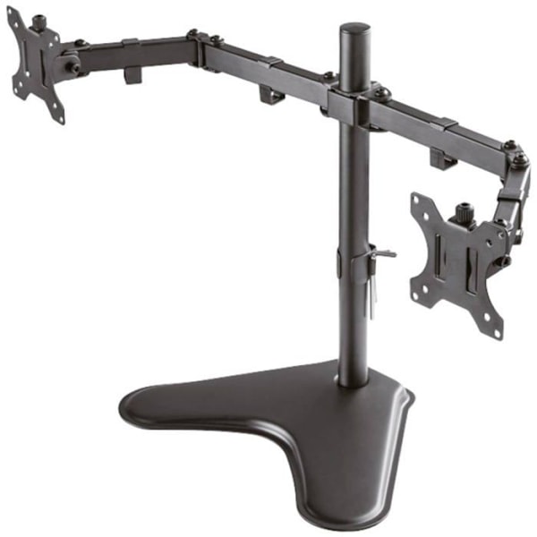 Kojelautateline 2 LCD-näytölle - NEWSTAR - FPMA-D550DD - Musta - Näytön koko 10"-32" - Korkeuden säätö 0-46 cm