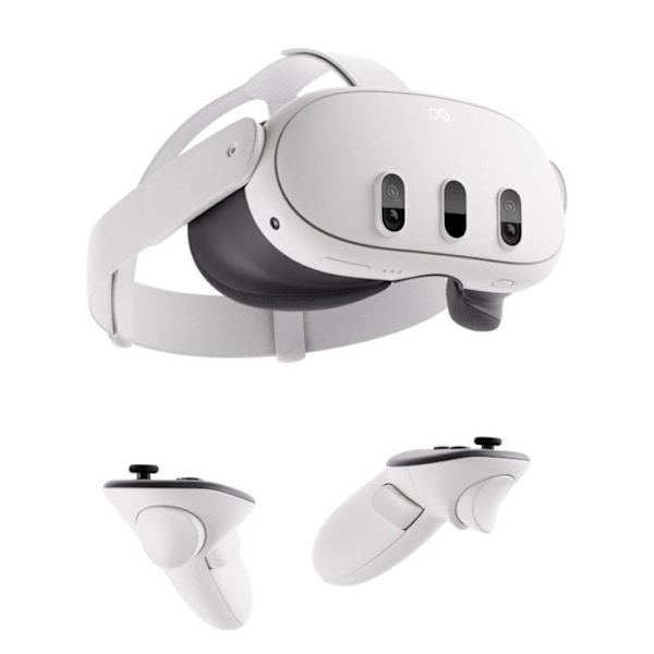 META QUEST Quest 3 512 Gt Virtual Reality Headset - Valkoinen - Langaton - CLPL - 6 tuntia Vit