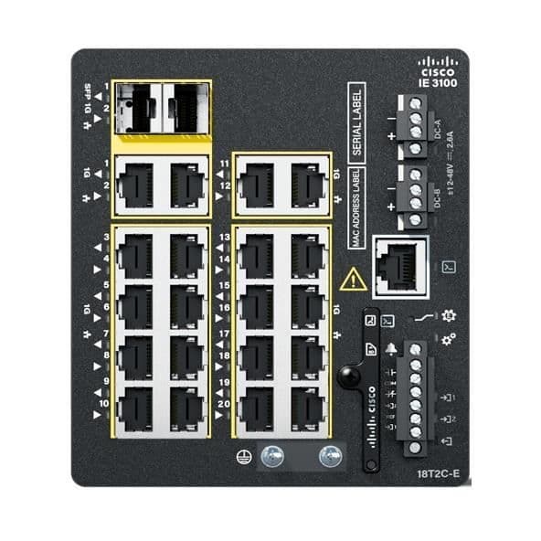 Cisco IE-3100-18T2C-E Switchar