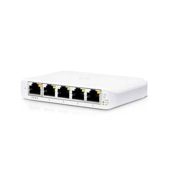 Managed Ethernet Switch - TEKNISKE SPECIFIKATIONER - 5 RJ-45 Gigabit Ethernet-porte - IEEE 802.3af/at