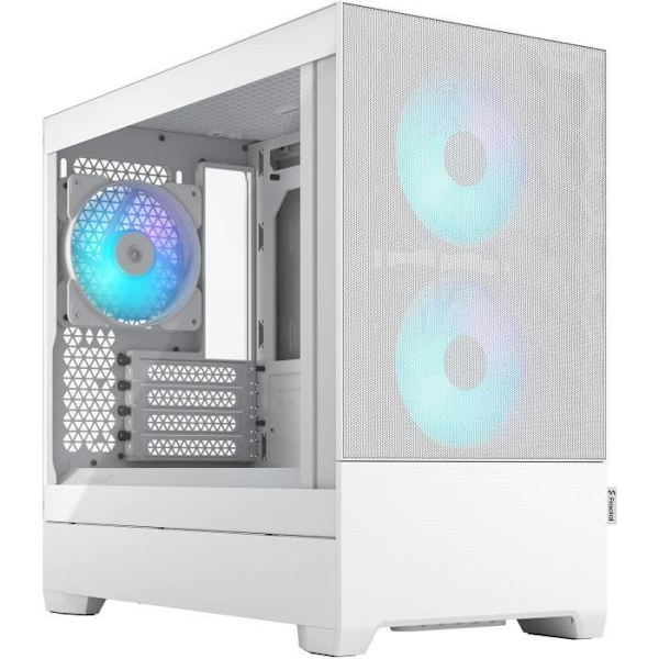 FRACTAL DESIGN - Pop Mini Air RGB Hvid TG - PC taske - Hvid (FD-C-POR1M-01)
