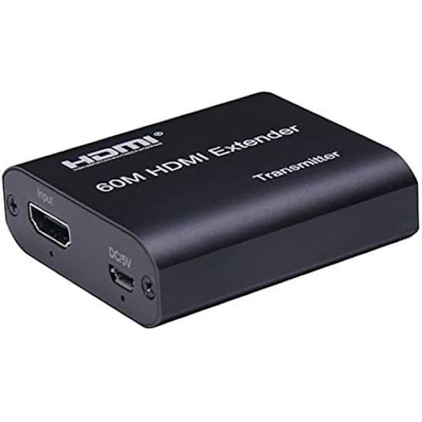 HDMI-pidennyhteys - PREMIUMCORD - 60 m - Full HD 1080p - EDID-asetus - Kaapeli Cat 5e/6/6a/7 Svart