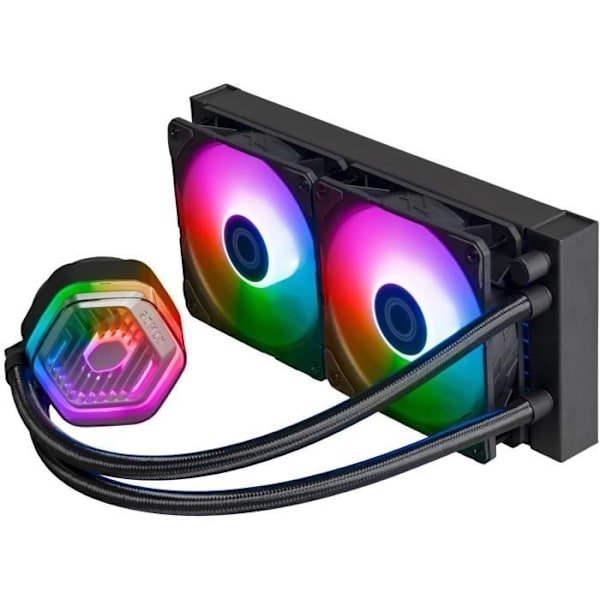 Liquid Cooling Kit - COOLER MASTER - MasterLiquid 240 ATMOS - 12 cm blæser - Sort
