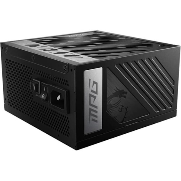 Strømforsyningsenhed - MSI - MPG A850G PCIE5 - 850V - 50~60 Hz Sort