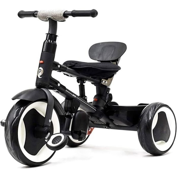 QPlay tricycle Rito Plus junior stål grå/sort grå