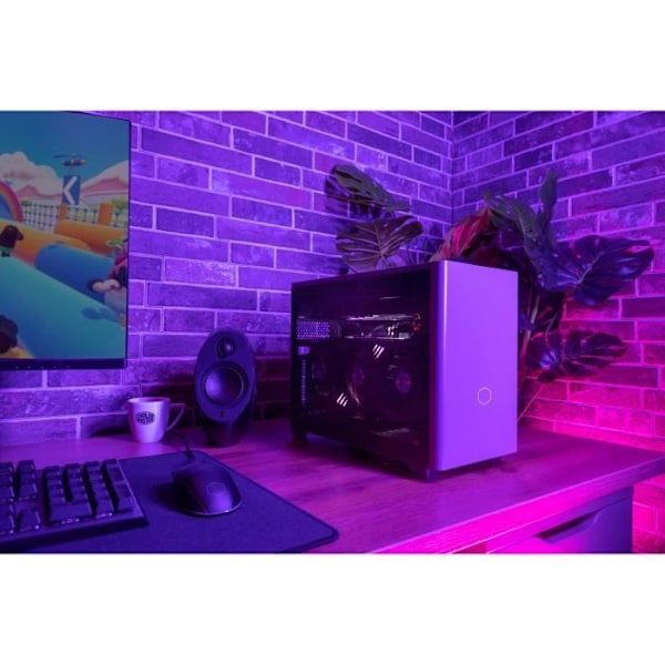 PC taske - COOLER MASTER - NR200P MAX ITX - STRØMFORSYNING 850W - VANDKØLING 280 inkluderet