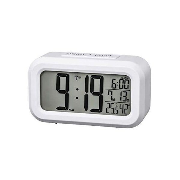 Hama RC 660 rektangulär digital bordsklocka Vit 118 mm 40 mm 65 mm 165 g LED