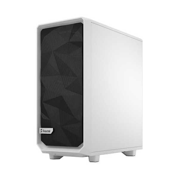 FRACTAL DESIGN Meshify 2 Compact Lite White TG Clear ATX PC-taske Hvid