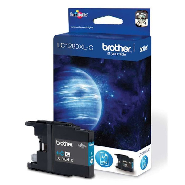 Brother LC1280XL Cyan blækpatron