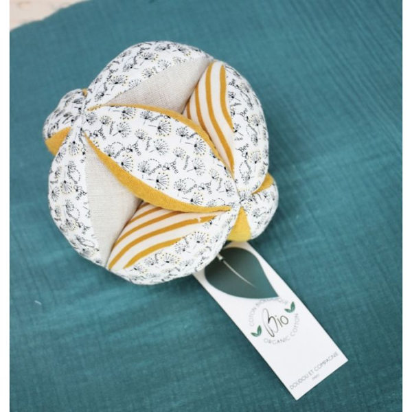 Børnelegetøj - Doudou et Compagnie - Grebskugle Pollen Biavler - Unisex - Fra 0 måneder Gul og sort