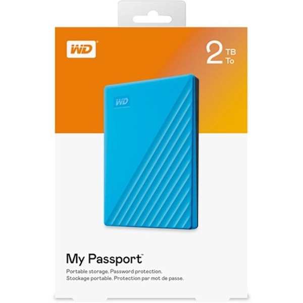 Wd My Passport™ 2TB extern hårddisk