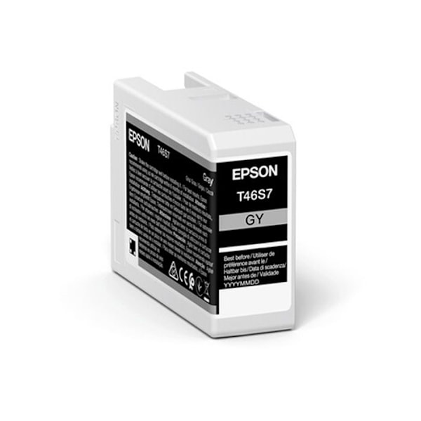 Tryckpatron - Epson - T46S7 - UltraChrome Pro - Grå - Pack om 1