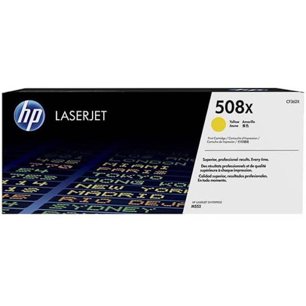 HP 508X väriainekasetti - keltainen - 9 500 sivua