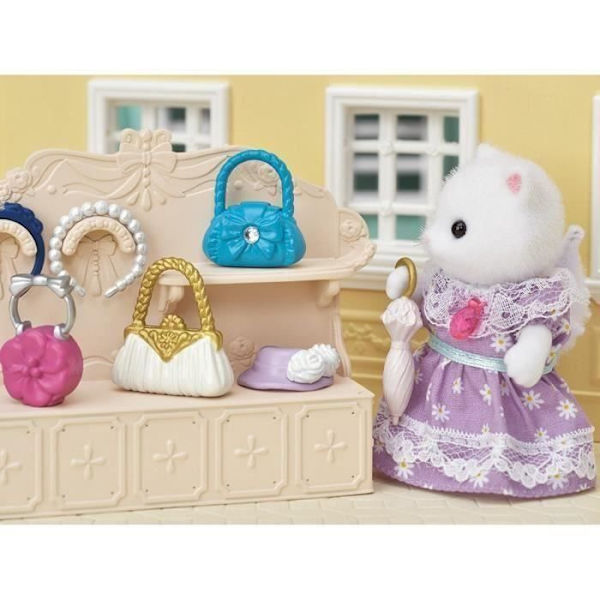 Lädervaror Display och tillbehör - SYLVANIAN FAMILIES - 6015 - Persian Cat - Handväska boutique -
