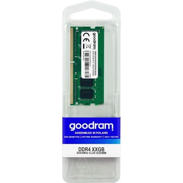 GoodRam Brand PC og Notebook Tilbehør model DDR4 SODIMM 16GB 3200 - MM12375420