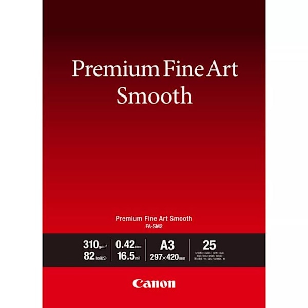 CANON FA-SM2 A3 25 arkkia Premium Fine Art Smooth -paperi