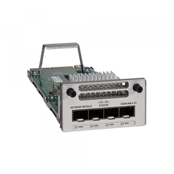 CATALYST 9300 4 X 1GE NETWORK MODULE VARA 0,000000 Musta