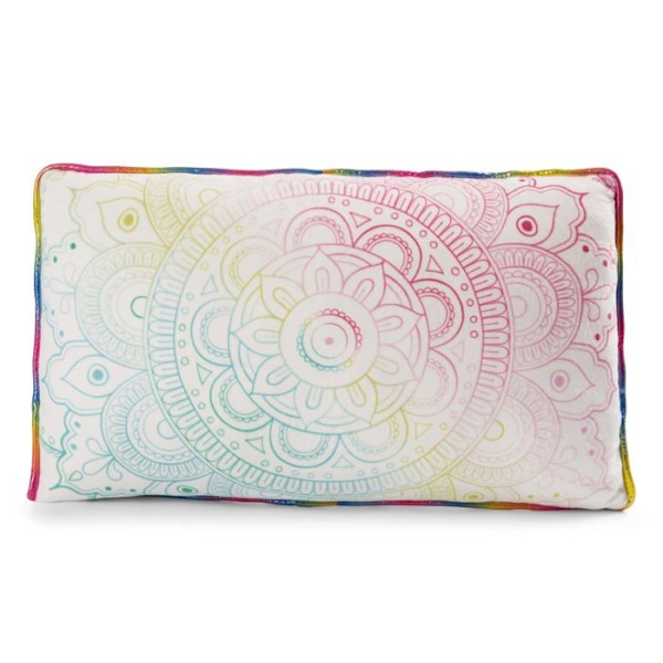 Nici Kudde - 48414 - Rektangulär Enhörningskudde Rainbow Yin - Rainbow Yang 43x25cm