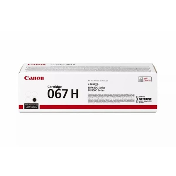 Tonerpatron - Canon - 067H - Sort - Høj kapacitet - 3130 sider