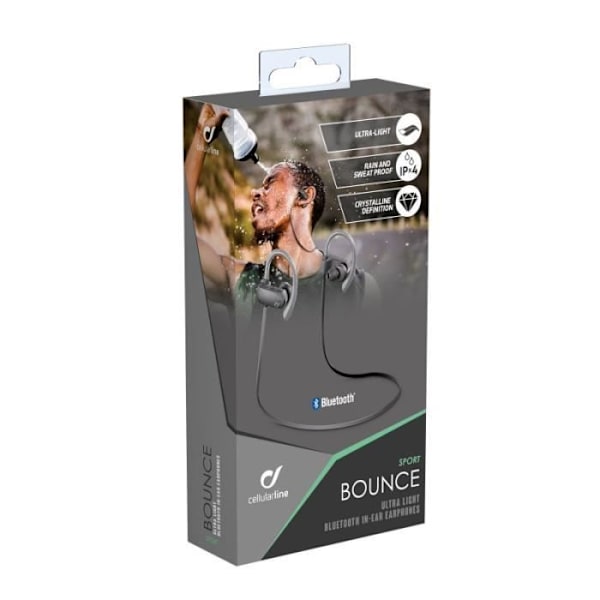 AQL In-Ear Bluetooth Sportshovedtelefoner - BOUNCE Grå