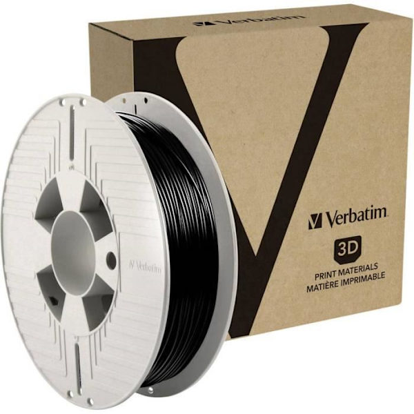 DURABIO Verbatim 55152 filament 1,75 mm sort - Anbefalet tryktemperatur 225°C