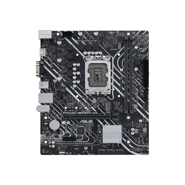Moderkort - Asus - Prime H610M-K - Micro ATX - DDR4 - HDMI, USB 3.2 Gen 1