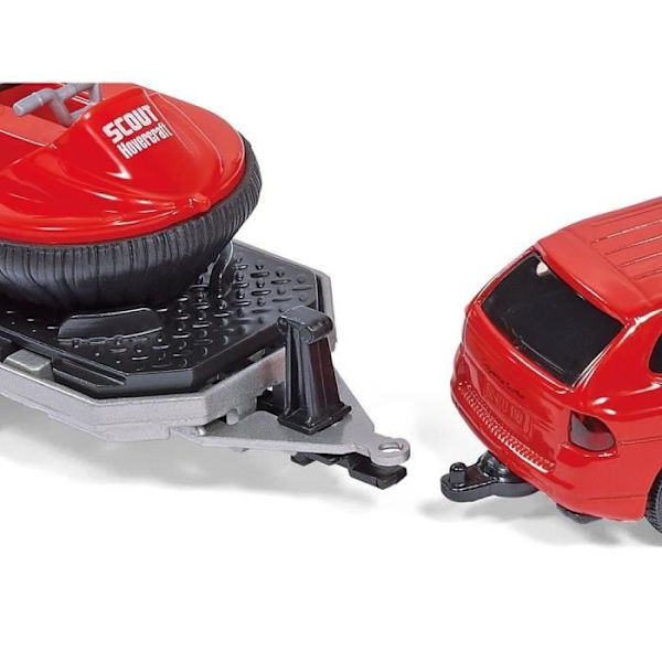 Paloauto perävaunulla ja SIKU-ilmatyynyaluksella - 1/55