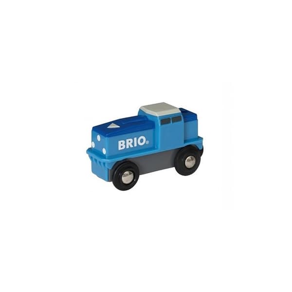 Brio - Blå batteridrivet godslok - RAVENSBURGER Blå