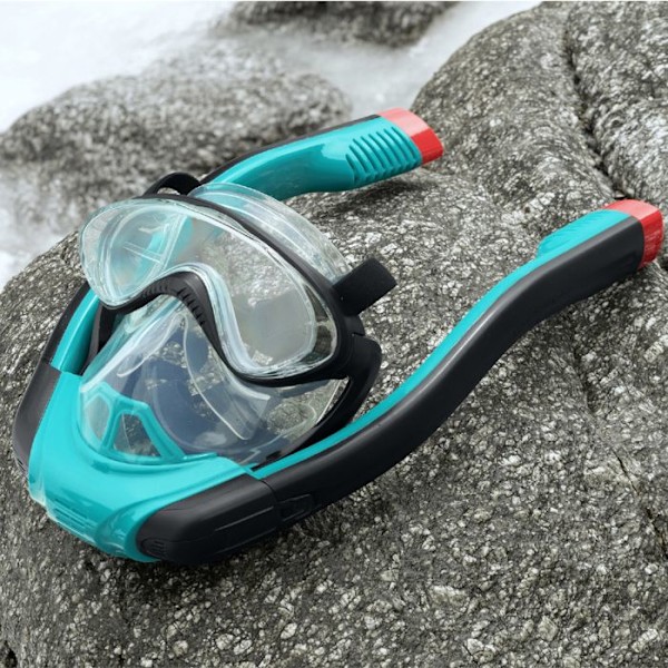 Full Face Dyk Mask med Snorkel för vuxna Bestway Flowtech storlek L-XL med 180° Full Vision