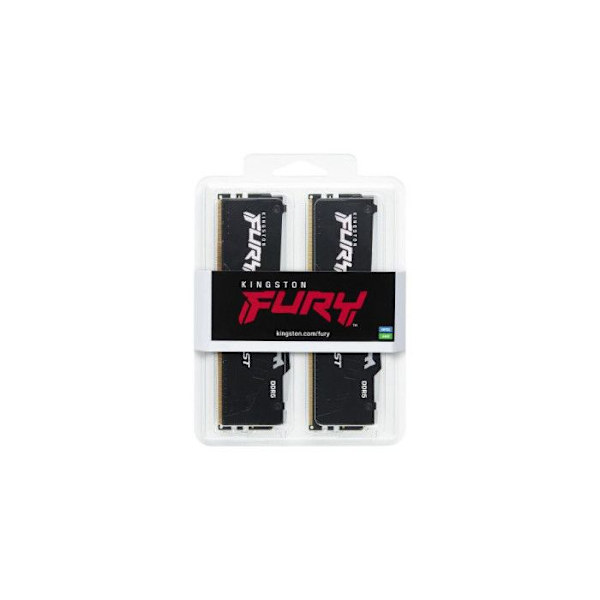 Kingston Fury Beast DDR5 RGB Expo 16GB (2x8GB) 6000MT/s DDR5 CL36 DIMM Gaming PC Hukommelsessæt med 2 - KF560C36BBEAK2-16