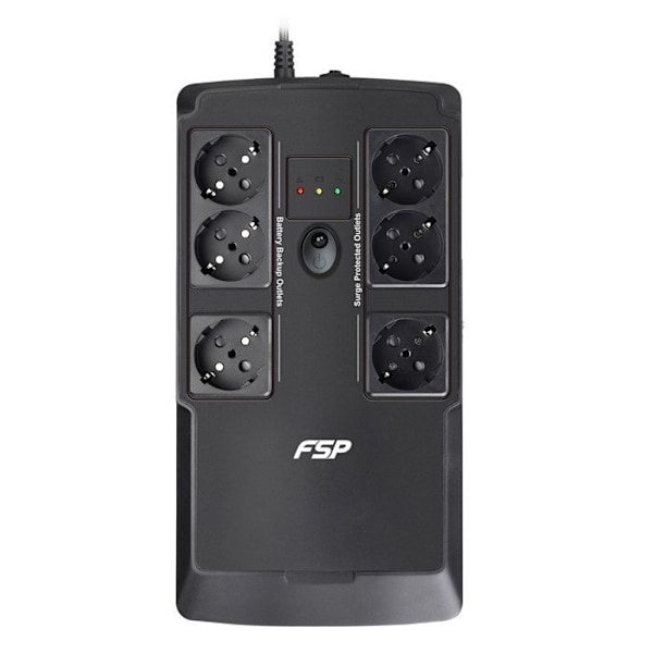 Ulkoinen invertteri - FSP - Nano Fit 600 - 6 liitäntää - 2 USB-porttia
