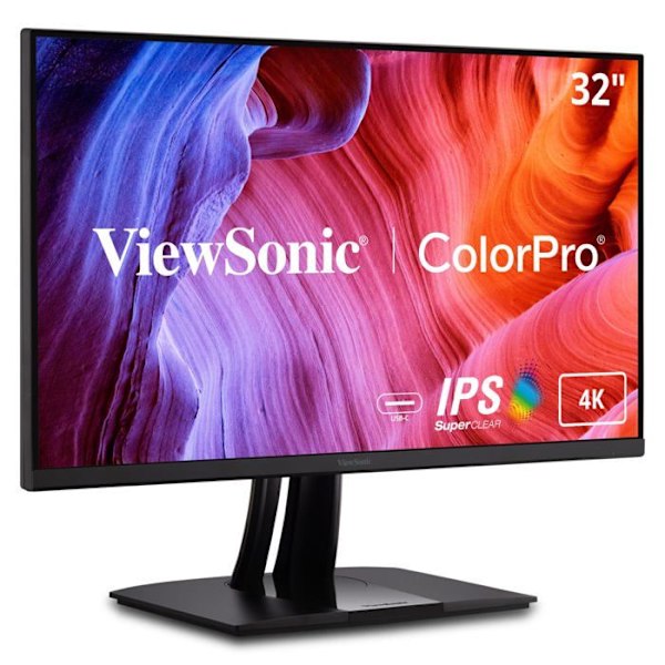 VP3256-4K PC-skærm Sort