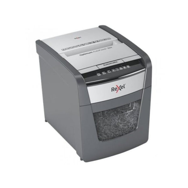 Asiakirjansilppuri - Rexel - Optimum Auto+ 50X - Ristileikkaus - 50 arkkia - 20L