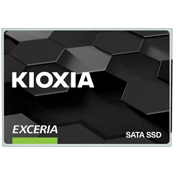 SSD - KIOXIA - EXCERIA - 480 GB, 2,5", 555 MB/s læsning, 540 MB/s skrive, 6 Gbit/s, til bærbar computer