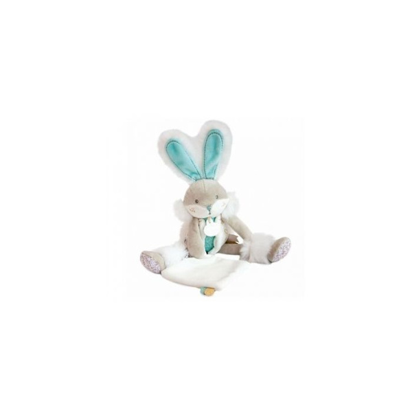 DOUDOU ET COMPAGNIE Sukkerkanin - Doudou Pantin Almond Flerfarvet