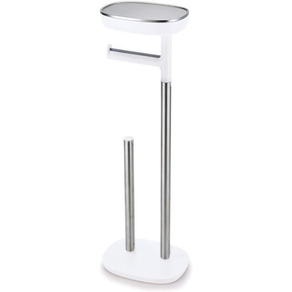 Joseph Joseph wc-paperiteline 62,8 x 22,5 cm teräs hopea/valkoinen